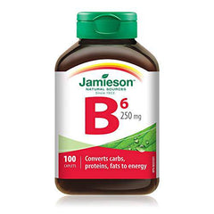 Jamieson Vitamin B6 Pyridoxine 250 mg, 100 Count (Pack of 1)