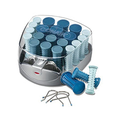 Conair Compact Multi-Size Hot Rollers Heat Setter; Blue