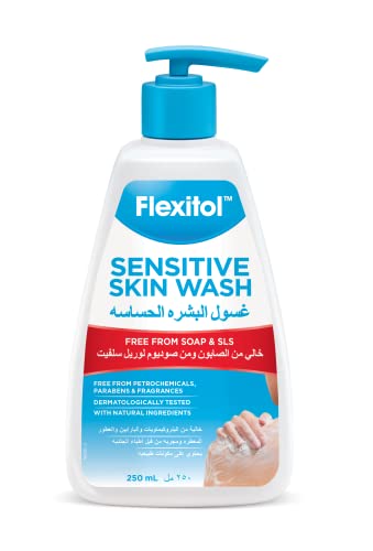 Flexitol Sensitive Skin Wash | Deeply Nourishes and Hydrates | 250ml