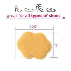 FOOT PETALS Women's Pressure Pointz Spot Cushions Insole, Buttercup, Medium/One Size M US