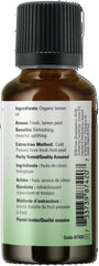 Now Foods Organic Lemon Oil (Citrus limon)30mL