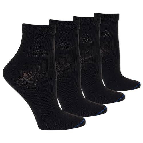 Dr. Scholl's Women's Diabetes & Circulator Socks - 4 & 6 Pair Packs, Black, 4-10