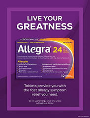 24 Hour Allergy Relief Tablets, 120 mg