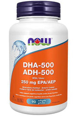 NOW Dha-500 Softgels, 1000mg, 90 Count