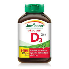 Jamieson Vitamin D3 1,000 IU Premium Softgels