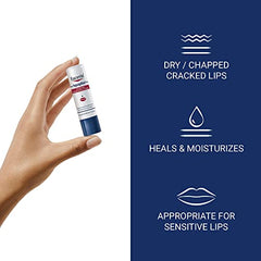 EUCERIN AQUAPHOR Lip Balm Repair Stick DUO PACK for Dry, Chapped and Cracked Lips, 2x4.8g | Aquaphor Lip Repair | Non-Comedogenic Lip Balm | Fragrance-free Lip Balm | Recommended by Dermatologists