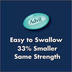 Advil Regular Strength Ibuprofen Pain Relief Mini-Gels Capsules, Fast Acting Pain Relief for Migraine, Arthritis, Back, Neck, Joint, and Muscle Relief, 200mg (70 capsules)