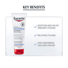 EUCERIN Calming Daily Moisturizing Cream for Itchy Dry Skin | Body Cream, 200g | Dry Skin Cream | Natural Oatmeal Cream | Fragrance-free Cream | Non-Greasy Cream | Recommended Brand by Dermatologists