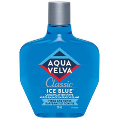 Aqua Velva After Shave, Classic Ice Blue, Soothes, Cools, and Refreshes Skin, 235 mL