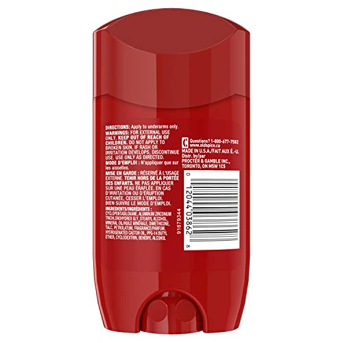 Old Spice Wild Collection Invisible Solid Antiperspirant and Deodorant for Men, Wolfthorn scent, 73 g