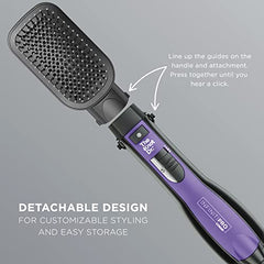 INFINITIPRO BY CONAIR The Knot Dr. Cushioned Paddle Brush, Smooth and Shine All Hair Types, Compatible with INFINITIPRO BY CONAIR The Knot Dr. Dryer Brushes