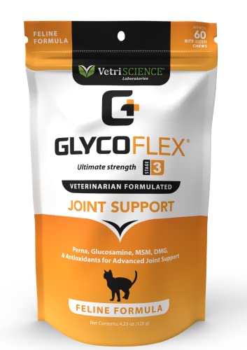 Glyco-Flex III Bite Sized Chews, 60-Count for Cats