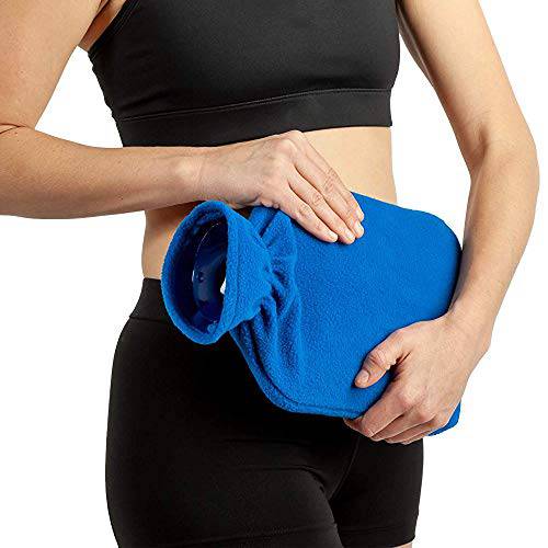 Carex Health Brands Carex Hot Water Bottle with Fleece Cover