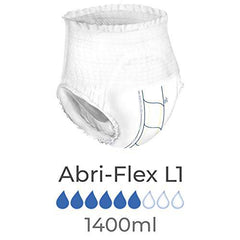 Abena Abri-flex Premium Protective Underwear, L1, 14 Count