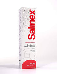 Salinex 100% Natural Seawater Nasal Spray | Full Stream | 125 ml, Red