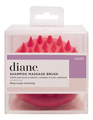 Diane Scalp Massage Shampoo Brush, Coral