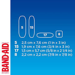 Band-Aid Comfort-Flex Assorted Strips Bandage Family Pack