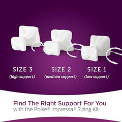 Poise Impressa Incontinence Bladder Supports for Bladder Control, Size 3, 21 Count