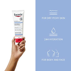 EUCERIN Calming Daily Moisturizing Cream for Itchy Dry Skin | Body Cream, 200g | Dry Skin Cream | Natural Oatmeal Cream | Fragrance-free Cream | Non-Greasy Cream | Recommended Brand by Dermatologists