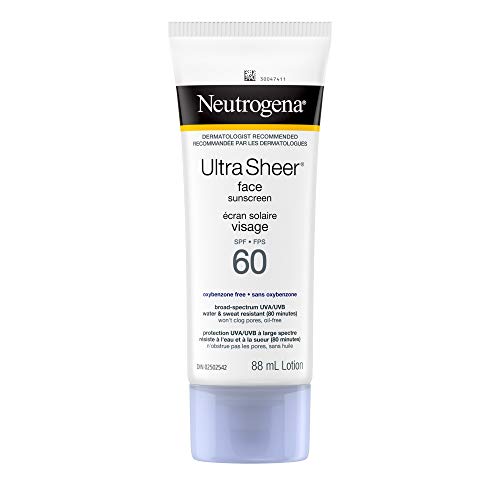 Neutrogena Suncare Neutrogena ultra Sheer Face Sunscreen Spf 60, Non-Greasy, Lightweight, 88 ml