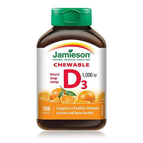 Chewable Vitamin D 1,000 IU Natural Tangy Orange - Zecoya