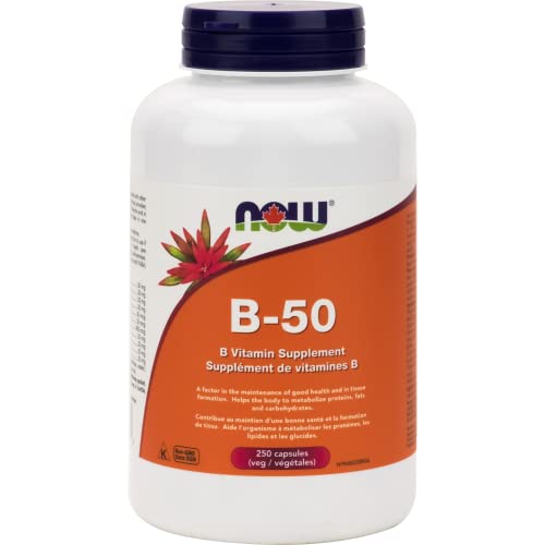 NOW B-50 Complex Veg Capsules, 250 Count