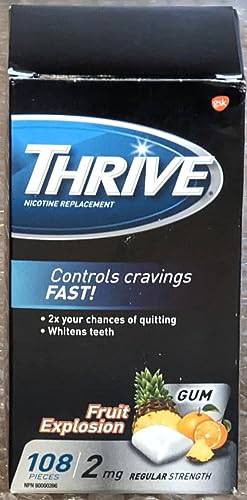 Thrive Gum 2mg Regular Strength Nicotine Replacement