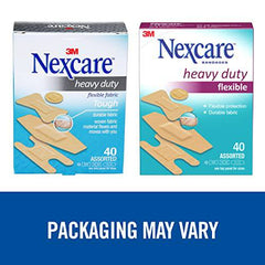 Nexcare™ Fabric Bandages HD202-CA, Assorted Sizes, 40/Pack