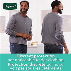 Depend Fresh Protection Adult Incontinence Underwear for Men (Formerly Depend Fit-Flex), Disposable, Maximum, Extra-Large, Grey, 15 Count