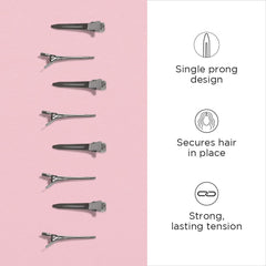 Diane Single Prong Clips, 80 Pack