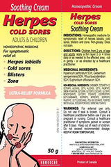 Herpes Cold Sores 50 g | Homeocan Cream