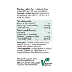 Vitamin B6, Vitamin B12 and Folic Acid, 110 Count (Pack of 1)