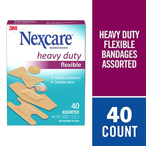 Nexcare™ Fabric Bandages HD202-CA, Assorted Sizes, 40/Pack