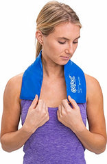 Chattanooga ColPac Cold Therapy, Blue Vinyl, Neck Contour Cold Pack (23")