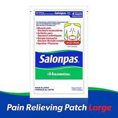 Salonpas Pain Relieving patch - Large 4 count