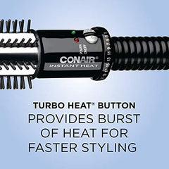 Conair Instant Heat Styling Brush, 1 1/4-Inch , Black