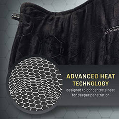 Sunbeam AdvancedHeat Heating Pad, King Size, Black