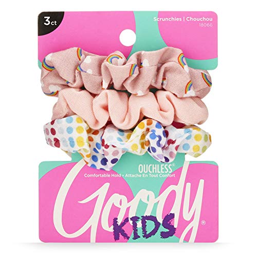 Goody Kids Rainbow Scrunchies 3Ct