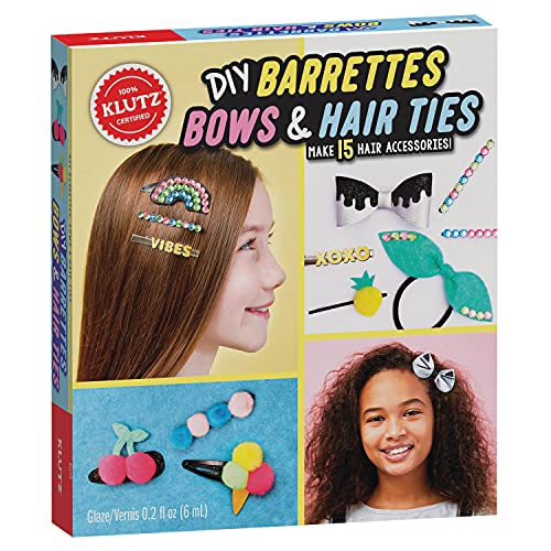 DIY Barrettes, Bows & Hair Ties