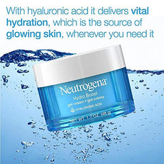 Neutrogena Hydro Boost Face Moisturizer with Hyaluronic Acid for Dry Skin, Oil-Free and Non-Comedogenic Water Gel Face Lotion, 47mL