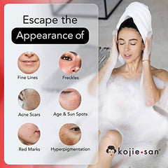 Kojie San Facial Beauty Soap - Skin Fairness and Moisturizing - Reduces Discoloration and Hyperpigmentation (65 grams, 2 Bars Per Pack)