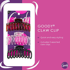 Goody Classics Medium Spiral Claw Clip 3 ea