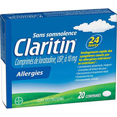 Claritin Allergy Medicine, 24-Hour Non-Drowsy Relief 10 mg, 20 Tablets