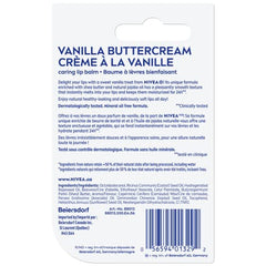 NIVEA Vanilla Buttercream Lip Balm (2 X 4.8g) | Made with Jojoba Oil & Shea Butter, 24H Hydration