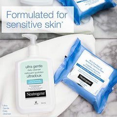 Neutrogena Make-up Removing Cleansing wipes, All-in-One, Fragrance-free, 25 Wipes