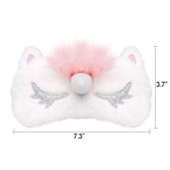 Howshine Unicorn Sleeping Mask Cute Unicorn Horn Blindfold Eye Cover, Perfect for Women Girls Travel Nap Night Sleeping