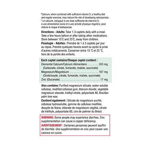 Calcium Magnesium + Zinc Caplets - Zecoya