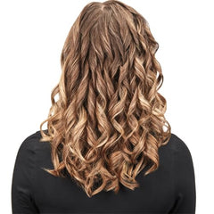 Curl Secret® Ceramic Auto ¾” Barrel Curler - multiple 5 heat settings - Custom 3 curl directions (left, right and Alternating) -High heat up to 210°C (410°F). 8’ professional length swivel power cord. Auto off for safety