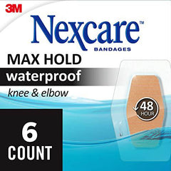 Nexcare Bandage Max Hold, Knee & Elbow 6Count