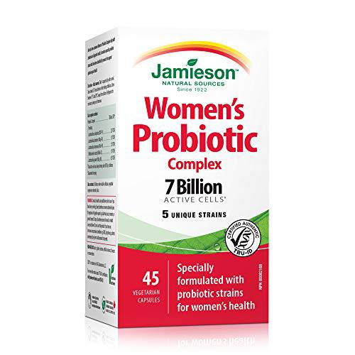 Jamieson Women's Probiotic Complex 7 Billion, 45 Veg caps